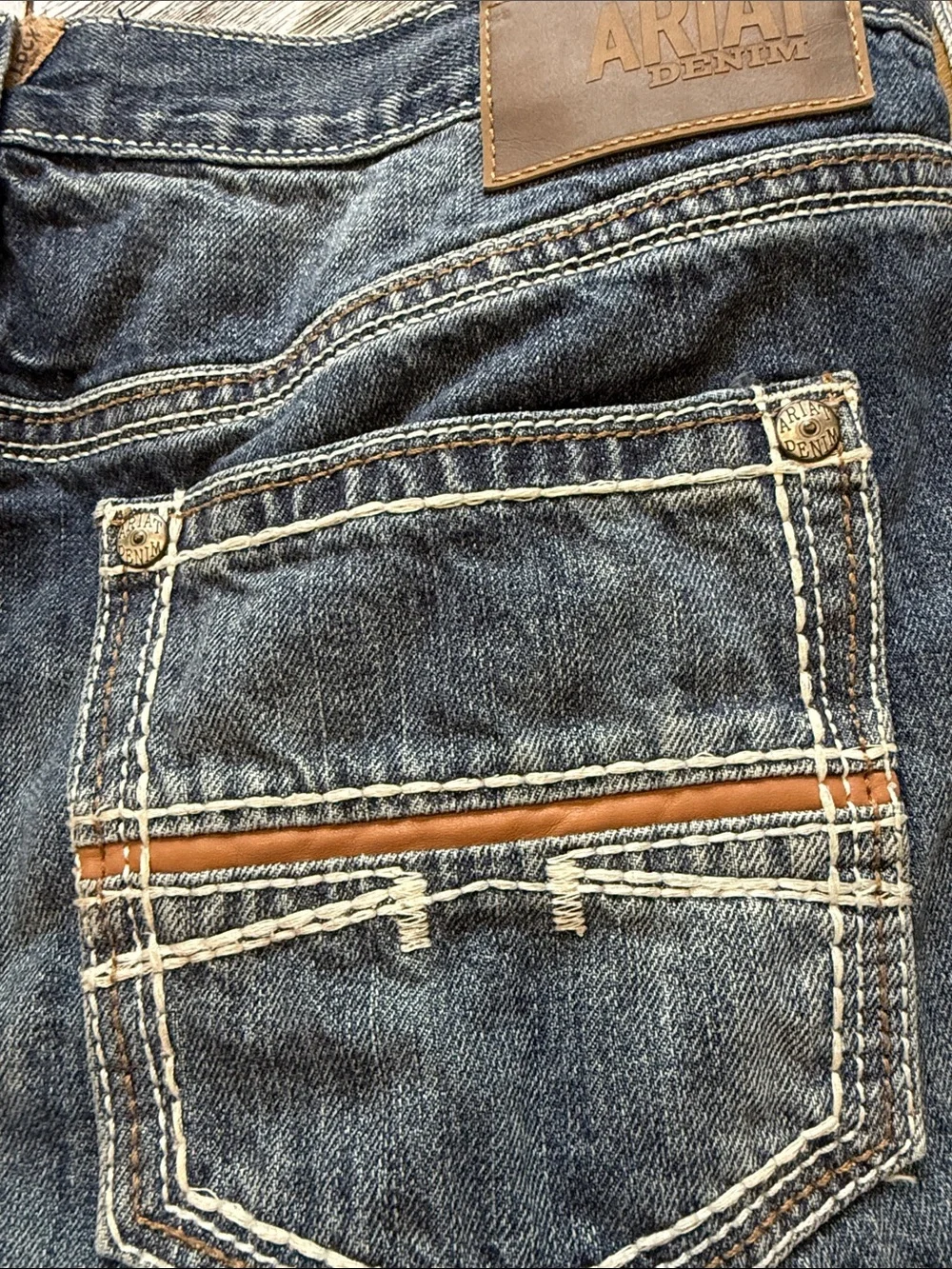 ARIAT MEN'S M4 COLTRANE DURANGO RELAXED BOOT CUT JEANS 34/30 WESTERN COUNTRY